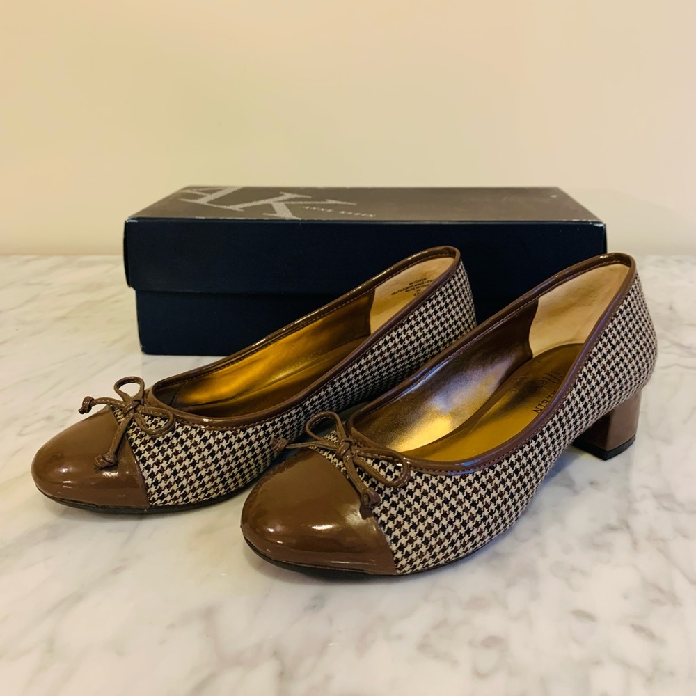 Anne Klein block heel pump 4.5(5.5)size